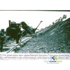 Werken met de excavateur Steenfabriek F00002533
